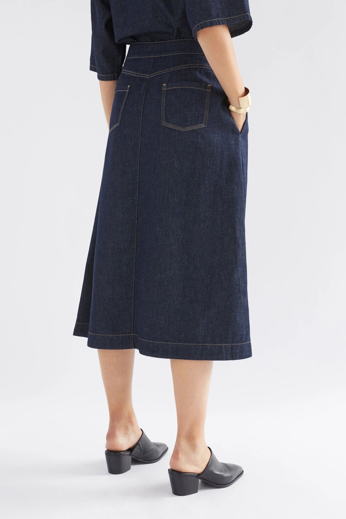 ELK Denym Skirt | Authentic Blue Wash