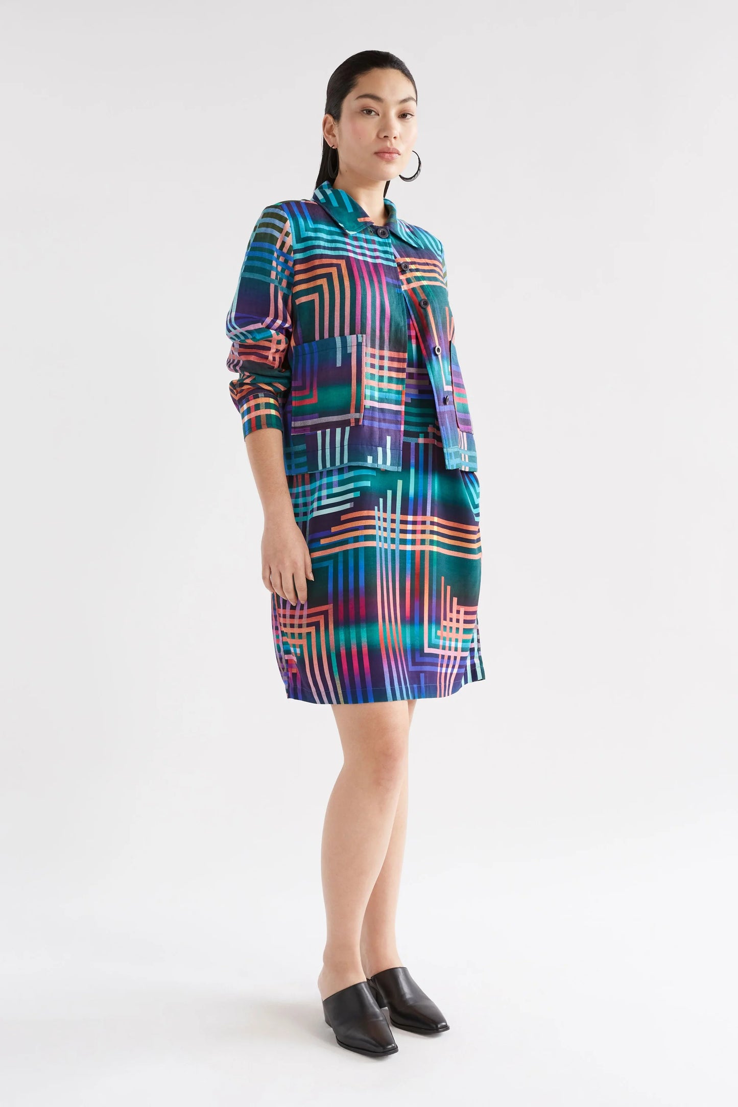 ELK Eryn Dress | Navy Ligheten Print