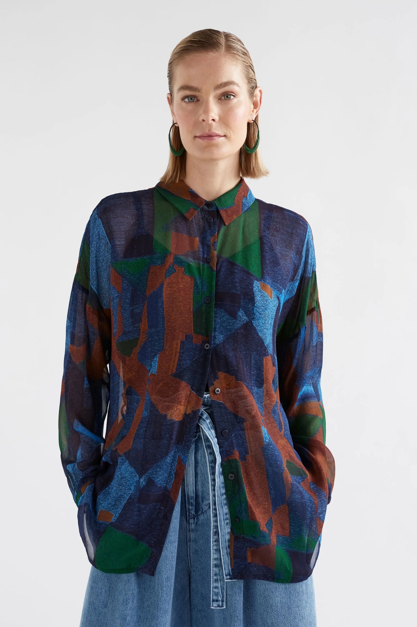 ELK Eir Sheer Shirt | Orda Print