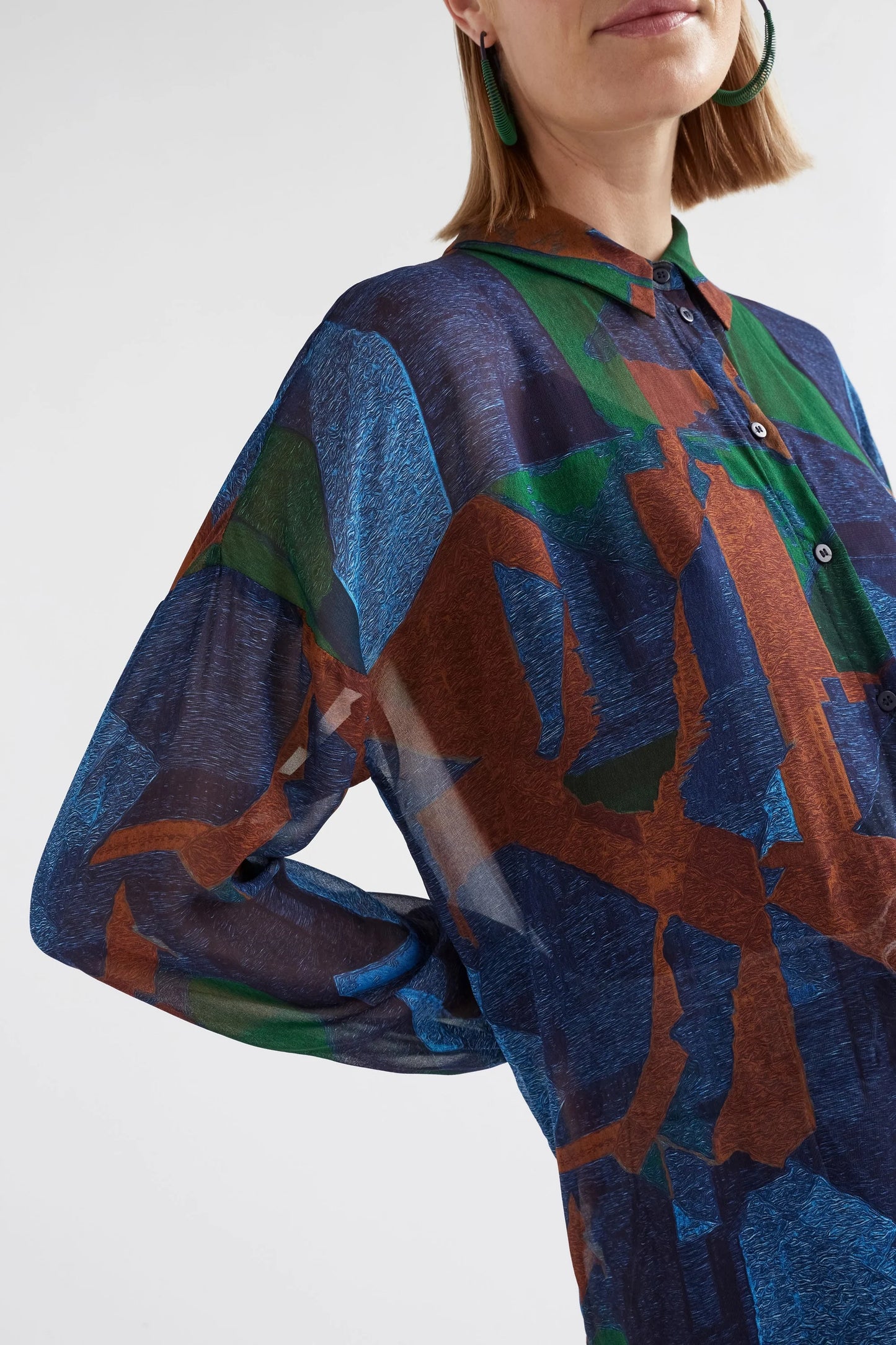 ELK Eir Sheer Shirt | Orda Print