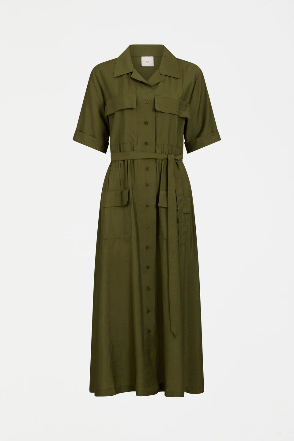 Eine Shirt Dress | Bright Olive