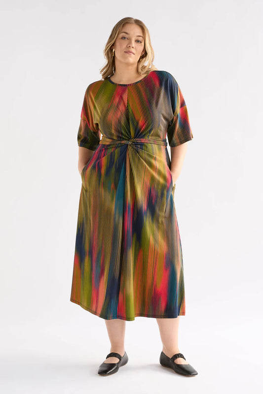 Kihte Tshirt Dress | Arran Stripe Print