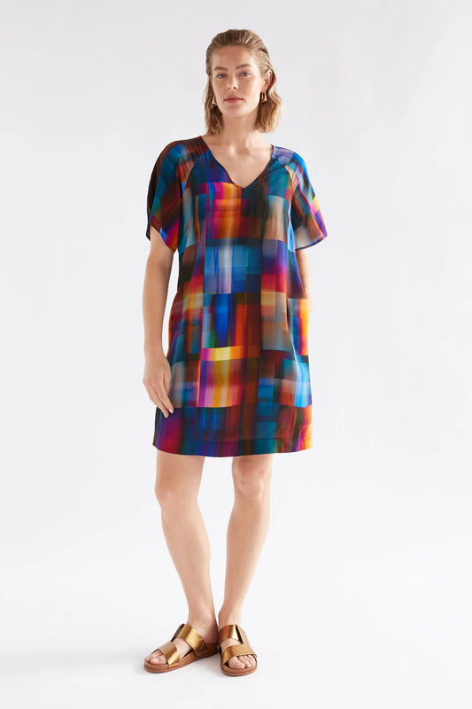 Byde Short Dress | Ekko Print