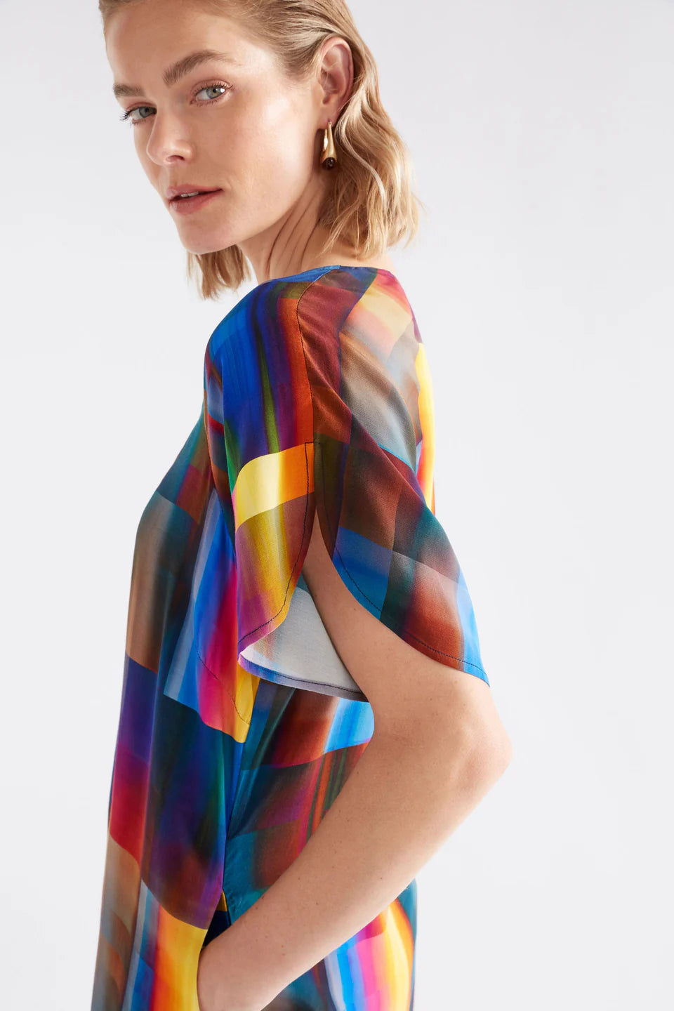 Byde Short Dress | Ekko Print
