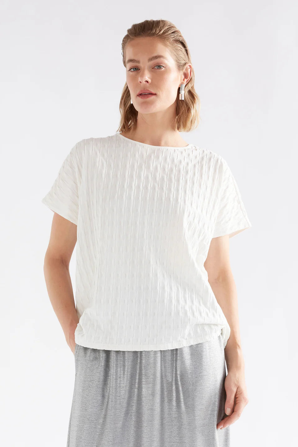 Orta Boxy Tshirt | White