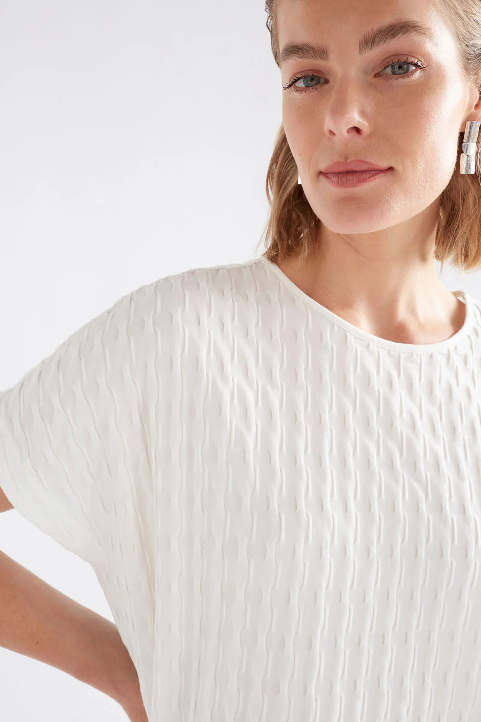 Orta Boxy Tshirt | White