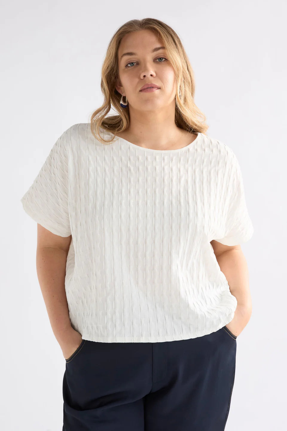 Orta Boxy Tshirt | White