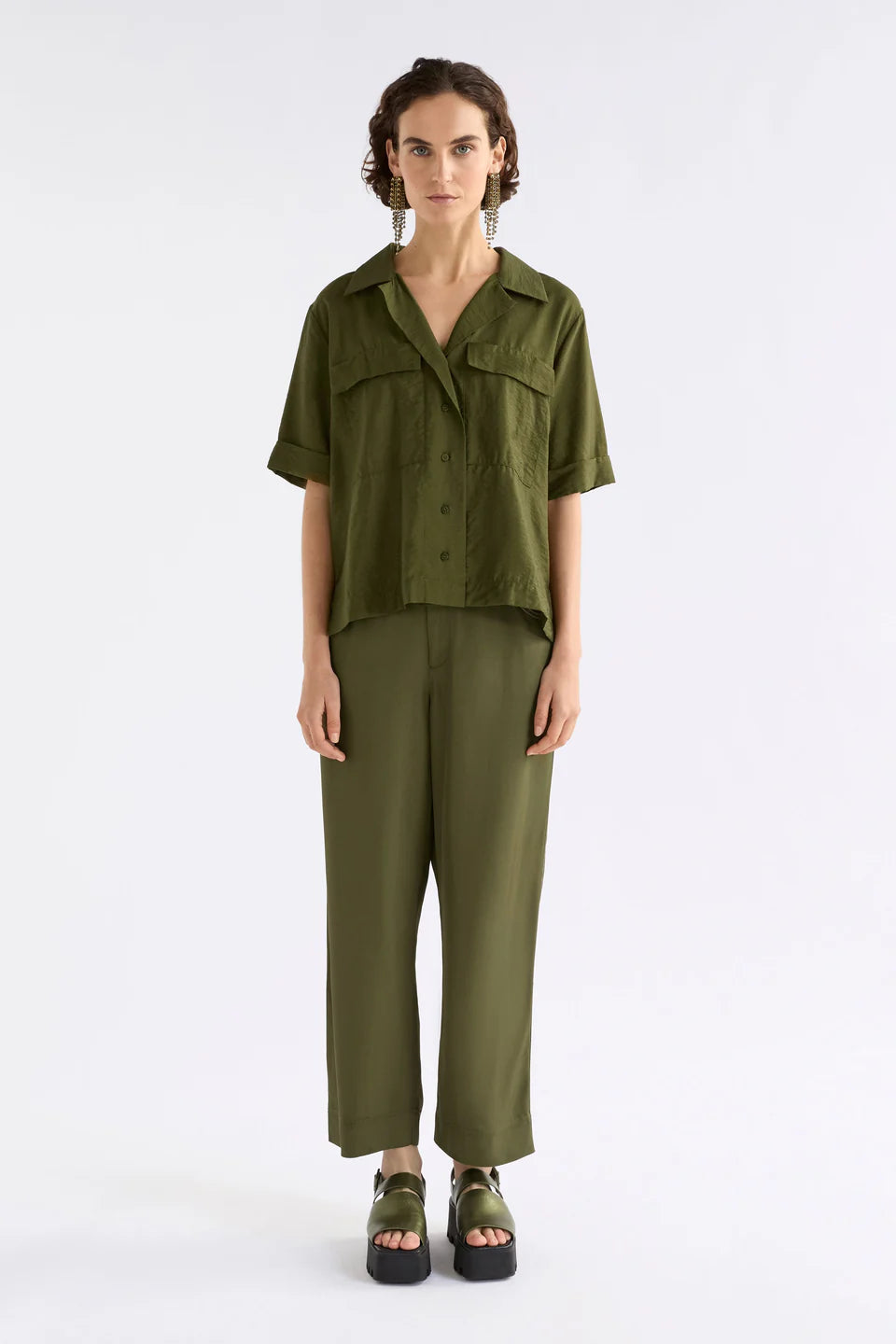 Eine Shirt | Bright Olive