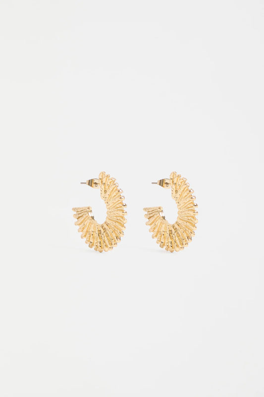 Krusen Hoop Earring | Gold