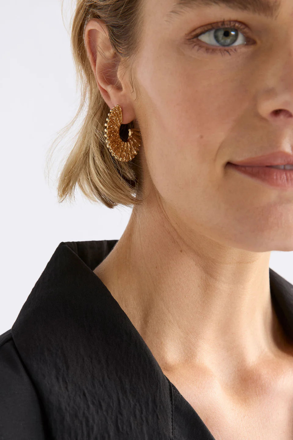 Krusen Hoop Earring | Gold
