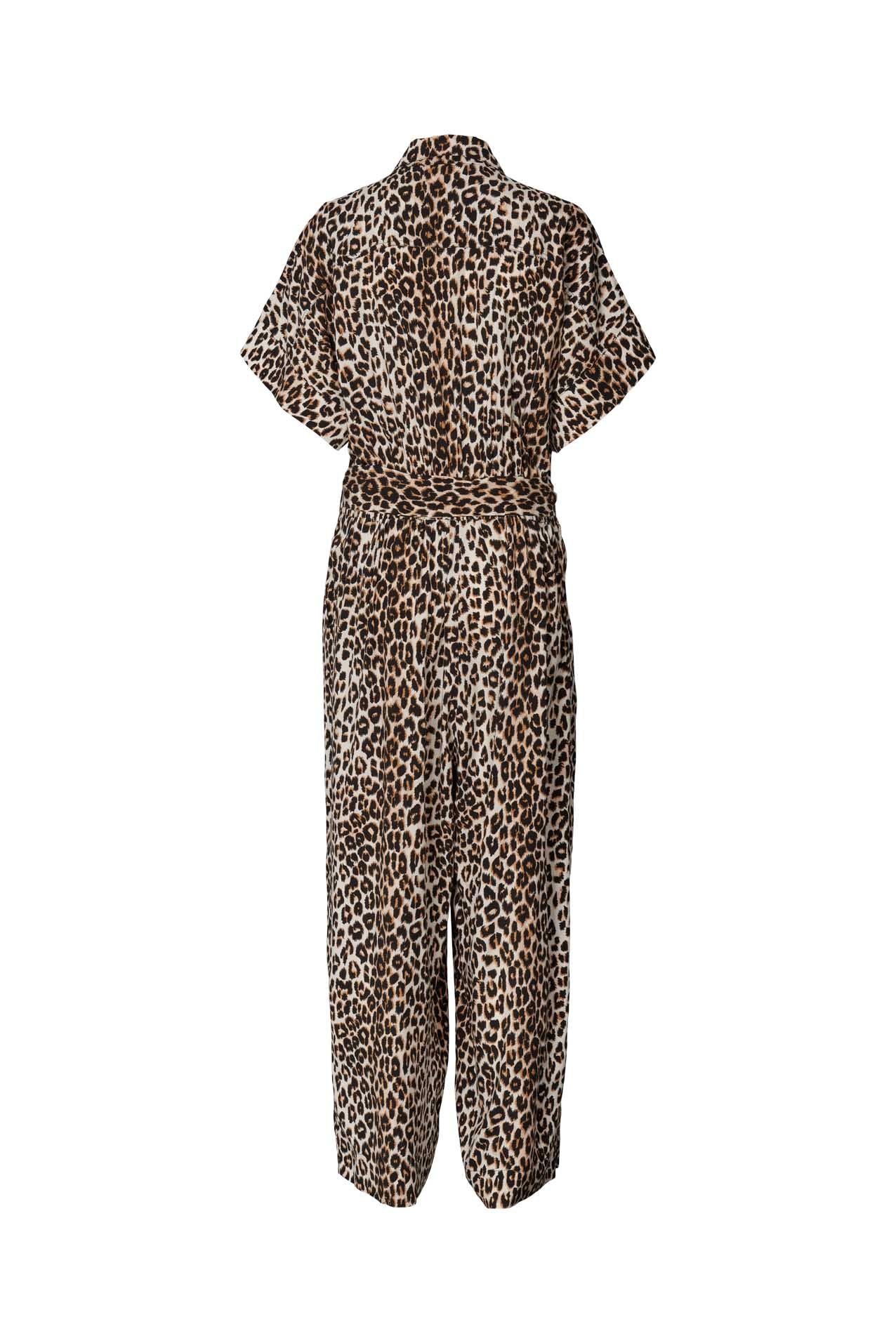 LOLLYS LAUNDRY Mathilde Jumpsuit | Leopard Print