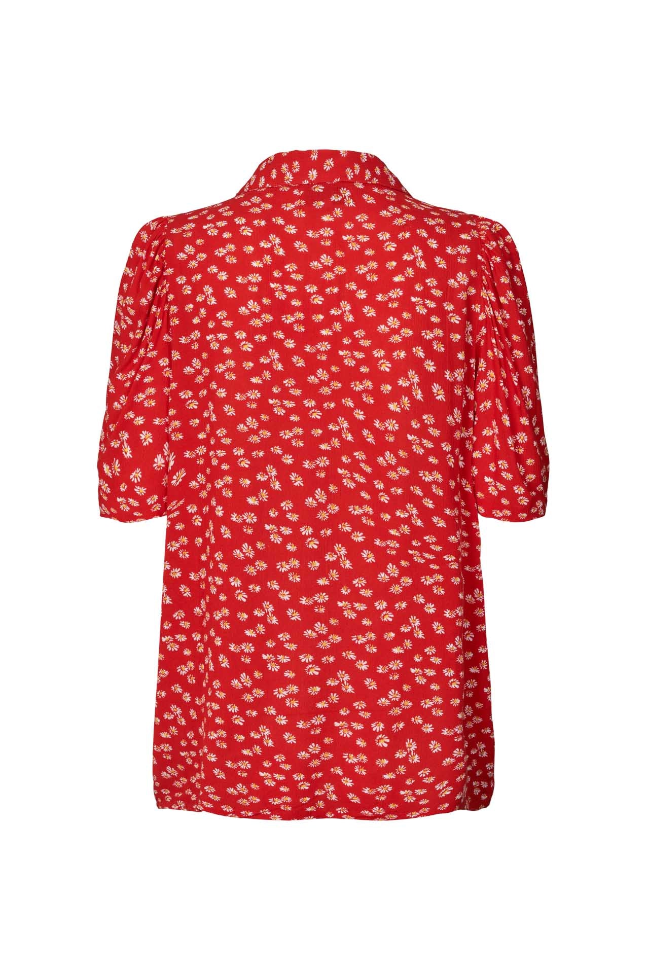 Lollys Laundry Aby Shirt - Red/Flower Print