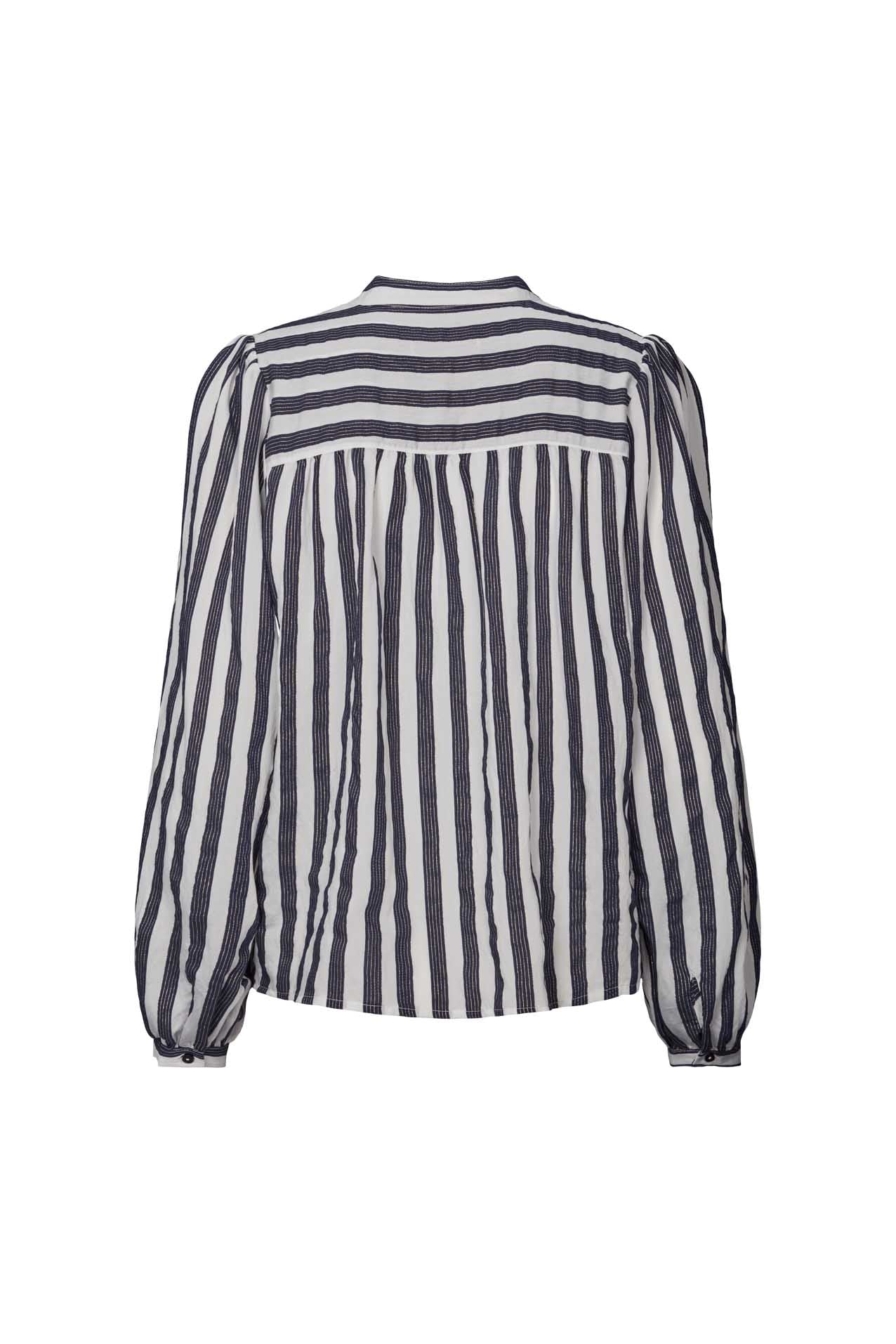 Lollys Laundry Elif Shirt - Dark Blue Stripe