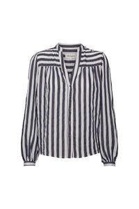 Lollys Laundry Elif Shirt - Dark Blue Stripe