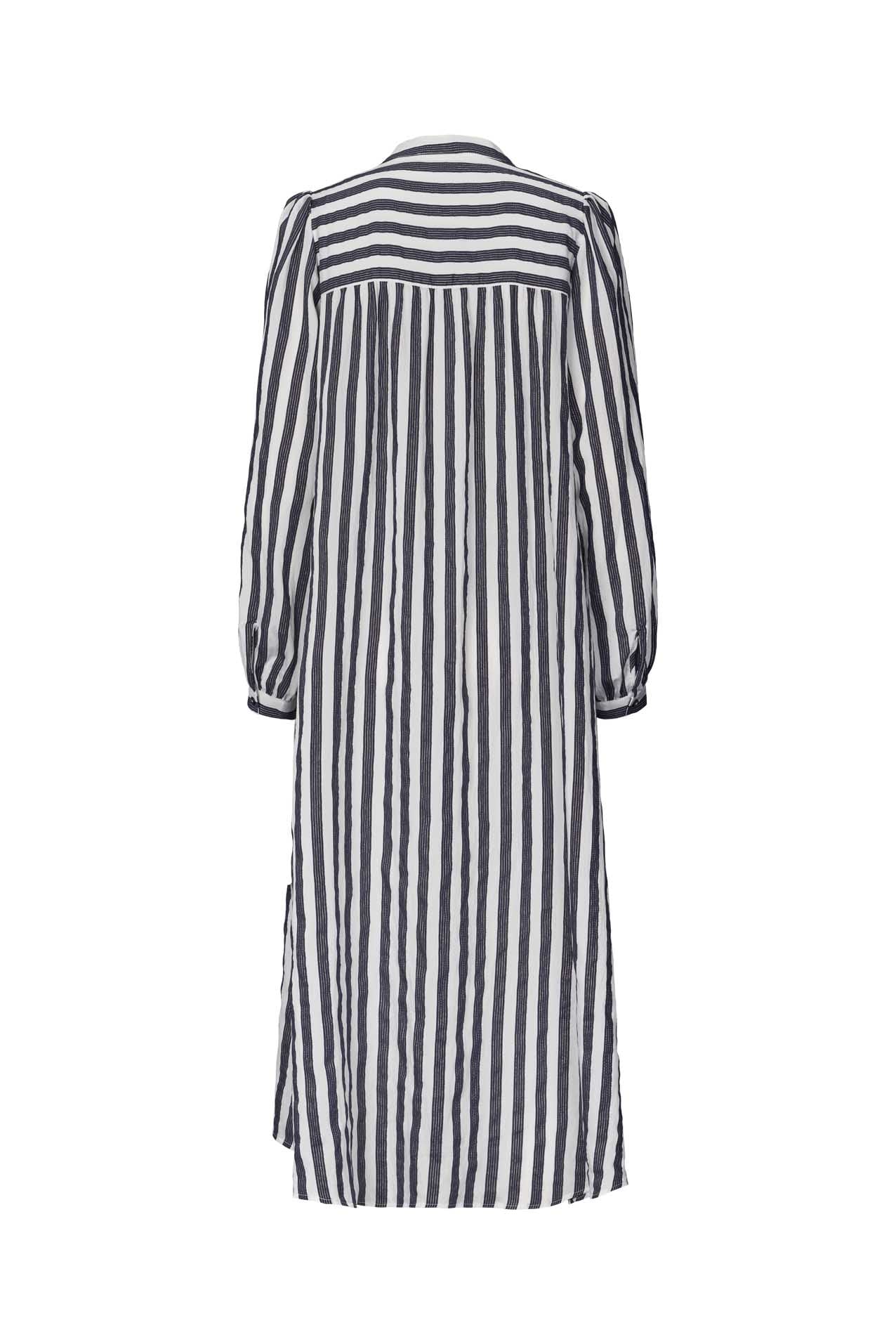 Lollys Laundry Jess Dress - Dark Blue Stripe