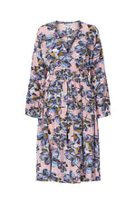 Load image into Gallery viewer, Lollys Laundry Abigail Dress - Pink/Blue Flower Print
