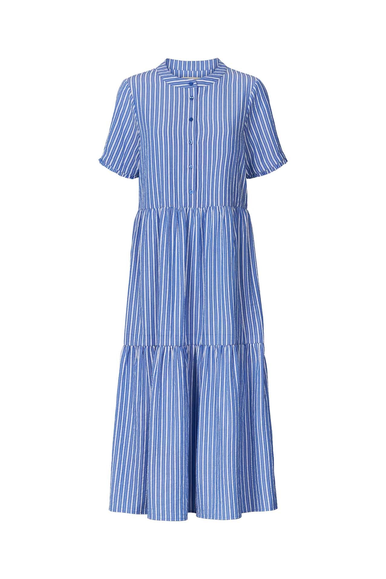 Lollys Laundry Fie Dress - Blue Stripe