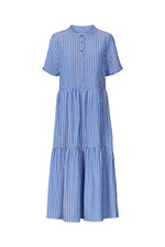 Load image into Gallery viewer, Lollys Laundry Fie Dress - Blue Stripe
