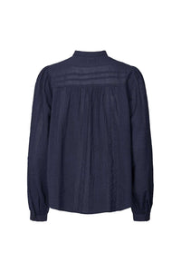 Lollys Laundry Elif Shirt - Dark Blue