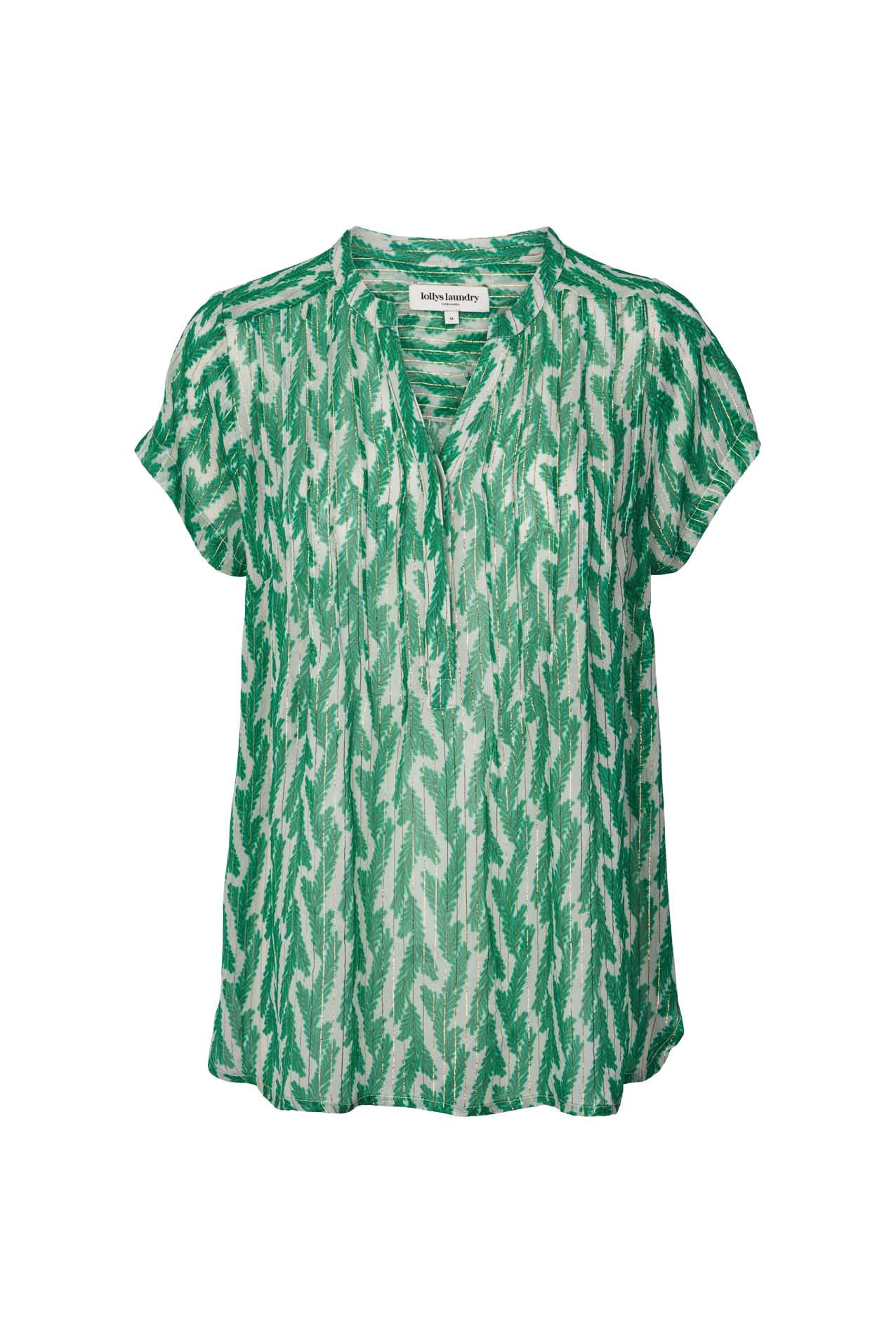 Lollys Laundry Heather Top - Green Leaf