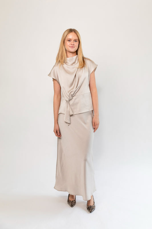 Acacia Joanelle Skirt | Silver Cloud