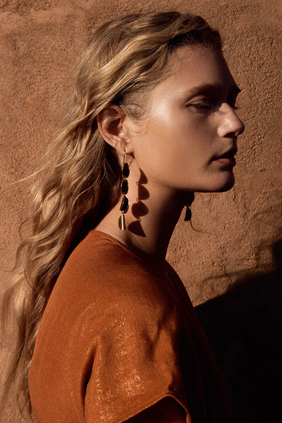 Fossen Drop Earring | Gold