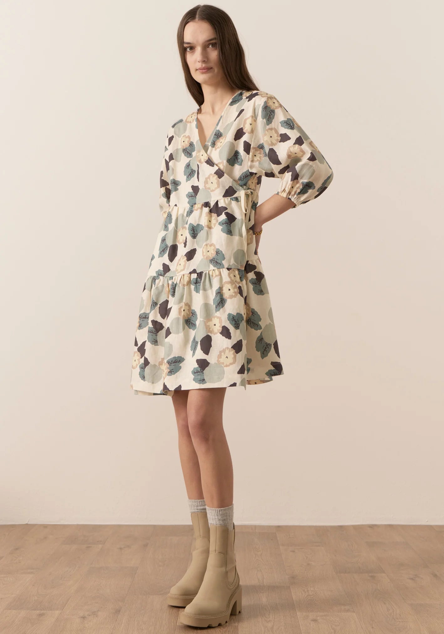 POL Gatsby Wrap Dress