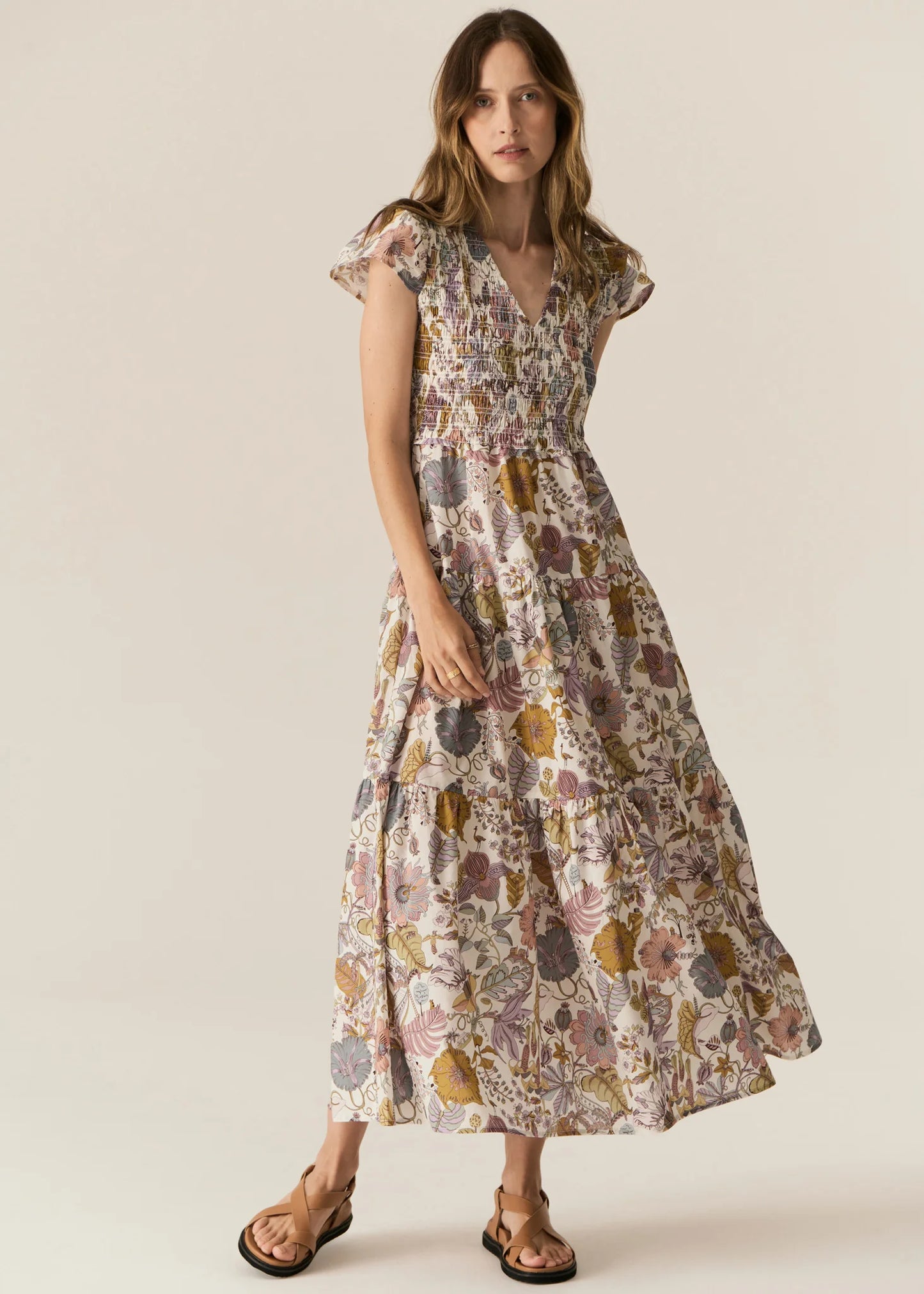 Marla Shirred Dress