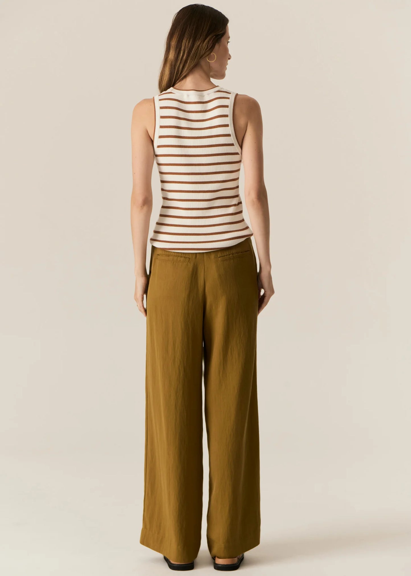 Faire Belted Pant | Khaki