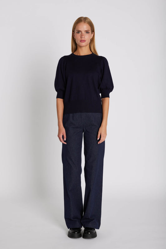 Olana Wide Pants | Blue Denim