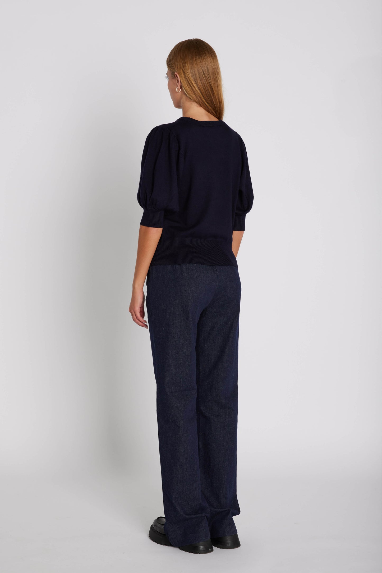 Olana Wide Pants | Blue Denim