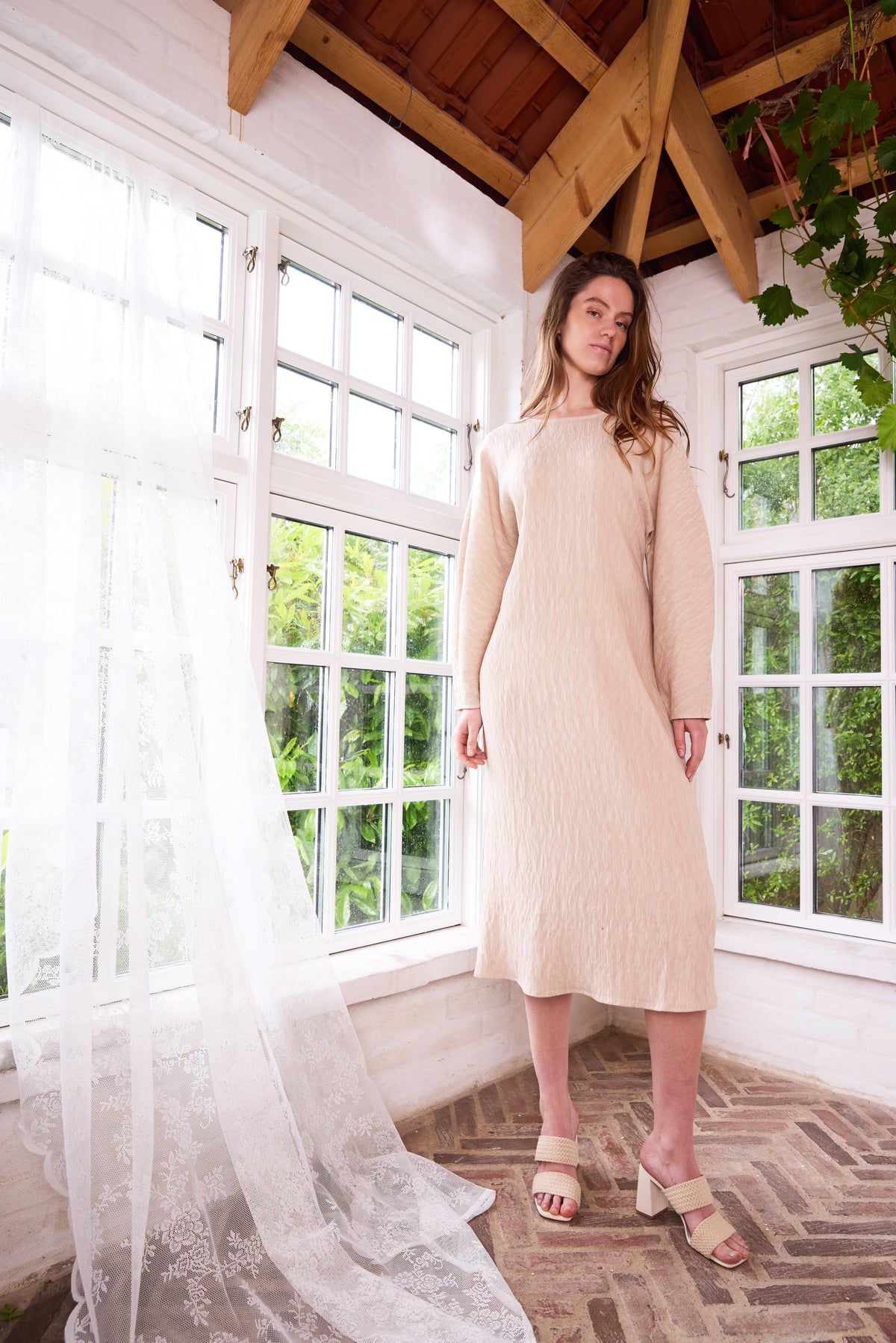 Leontine Dress | Sand