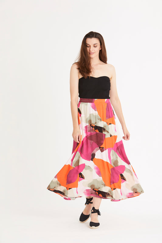 RUE DE FEMME Savita Skirt | Multi Blush