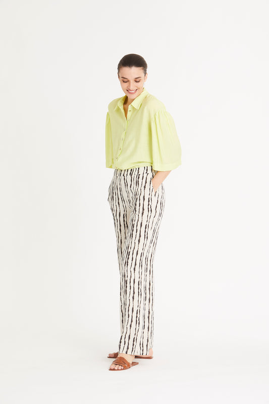 RUE DE FEMME Oriana Shirt | Bright Moss