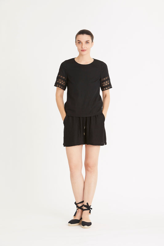 RUE DE FEMME Marcia Blouse | Black