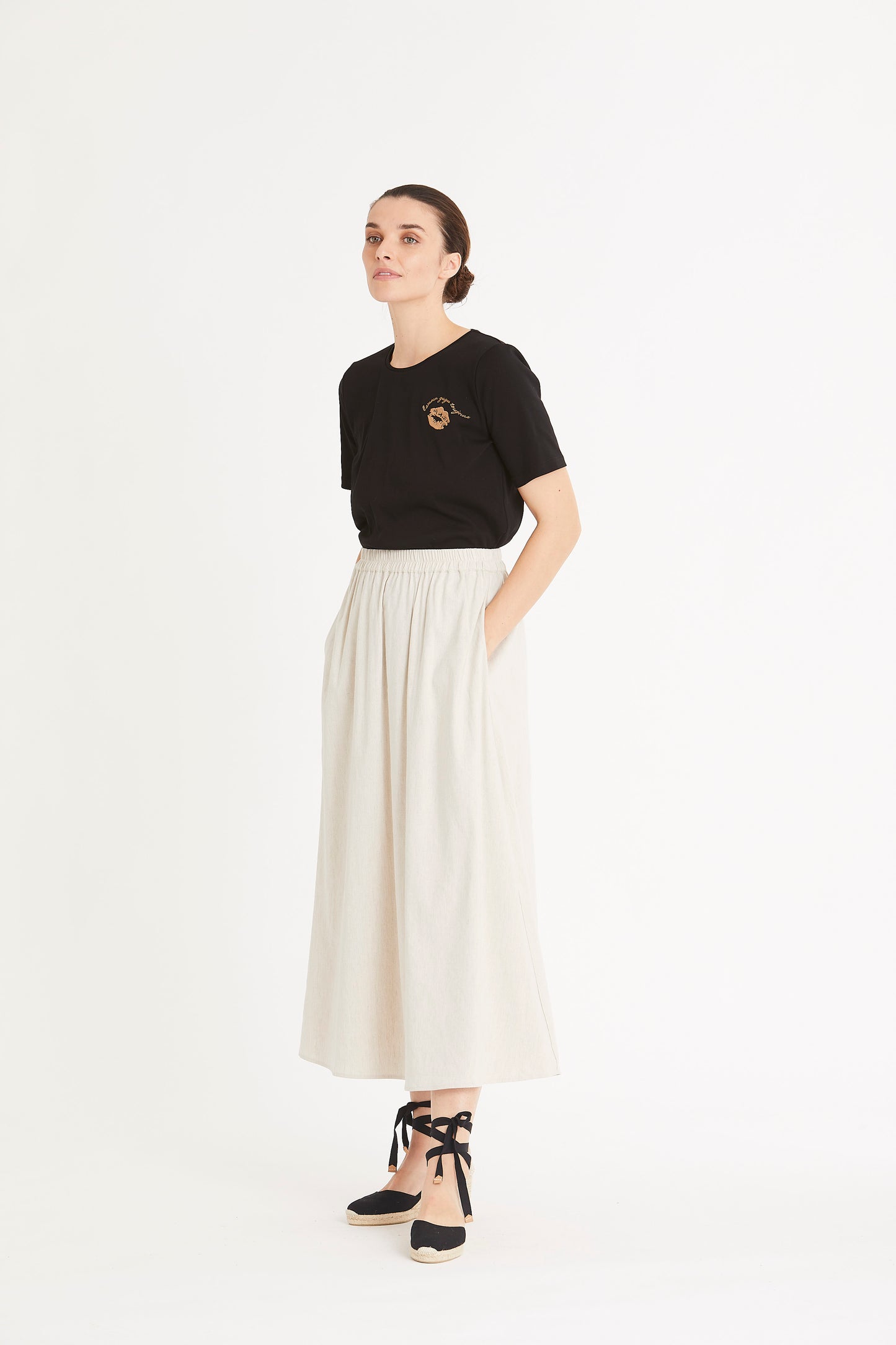 RUE DE FEMME Amara Skirt | Vanilla Cream