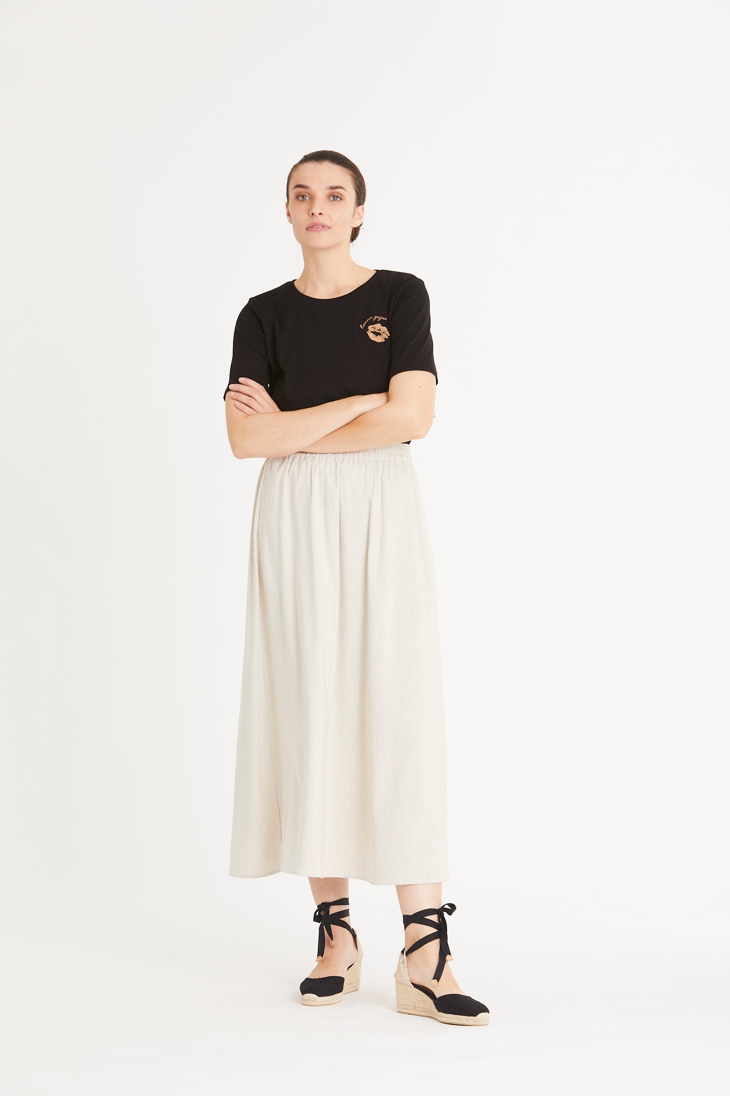 RUE DE FEMME Amara Skirt | Vanilla Cream