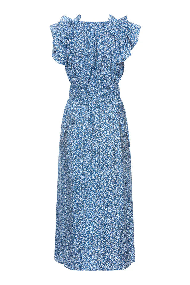 RUE DE FEMME Maise Dress | Blue/White Floral