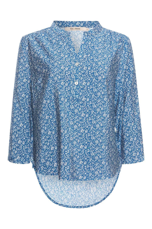 RUE DE FEMME Maia Shirt | Blue/White Floral