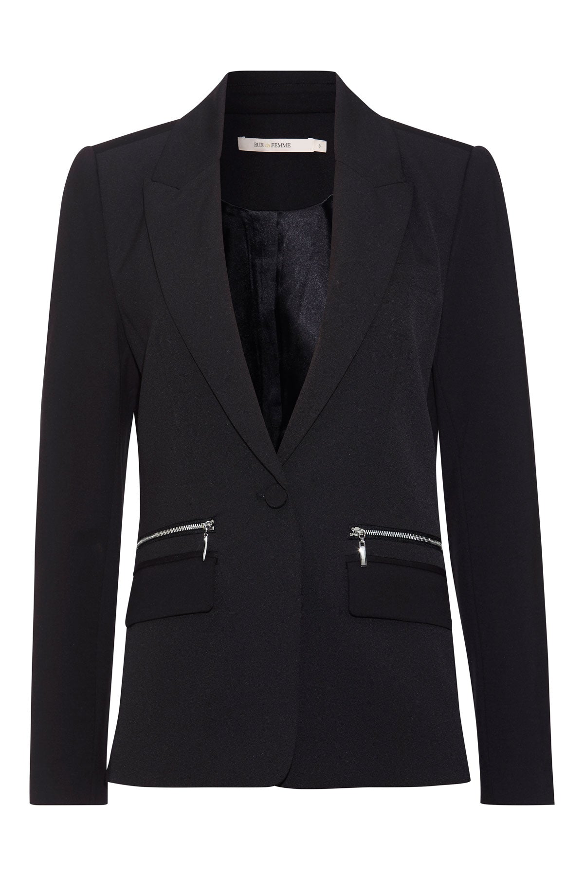 RUE DE FEMME Bine Blazer | Black/Silver