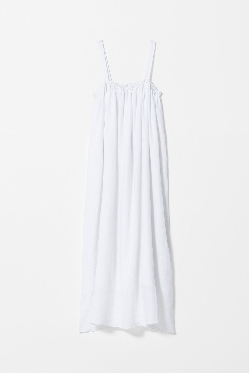Elk Tia Linen Dress - White