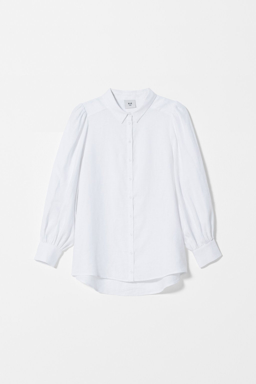 Elk Tia Linen Shirt - White