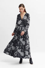 Load image into Gallery viewer, Elk Kers Dress - Charcoal Print
