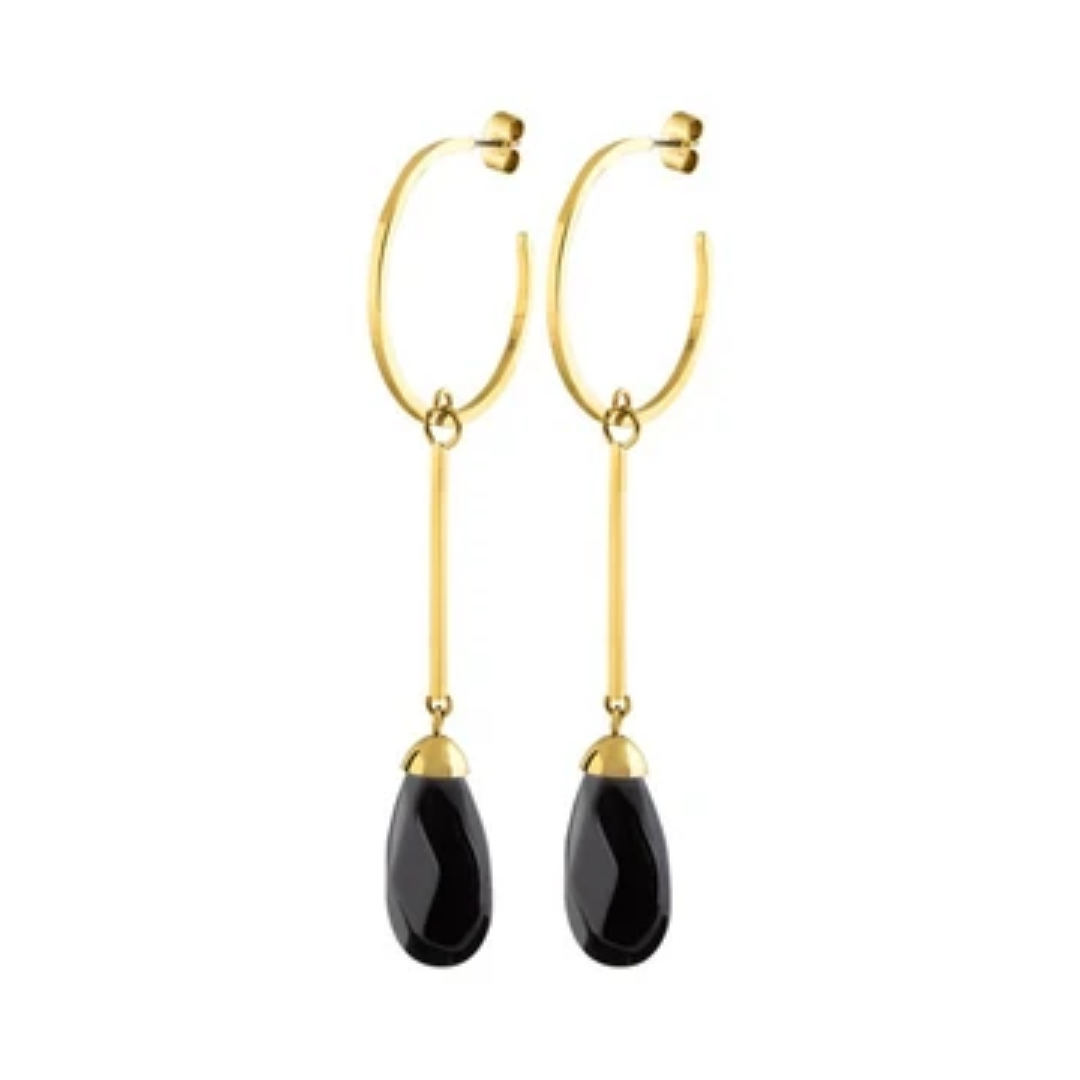 DYRBERG/KERN Akua Earrings | SG Black
