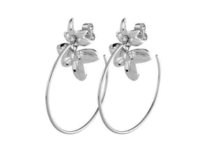 Dyrberg/Kern Macey Shiny Silver Crystal Earrings
