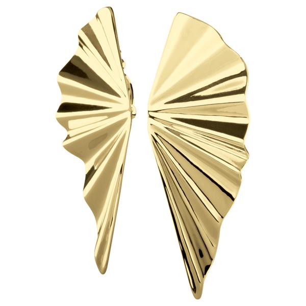 Dyrberg/Kern Plisea Shiny Gold Earrings